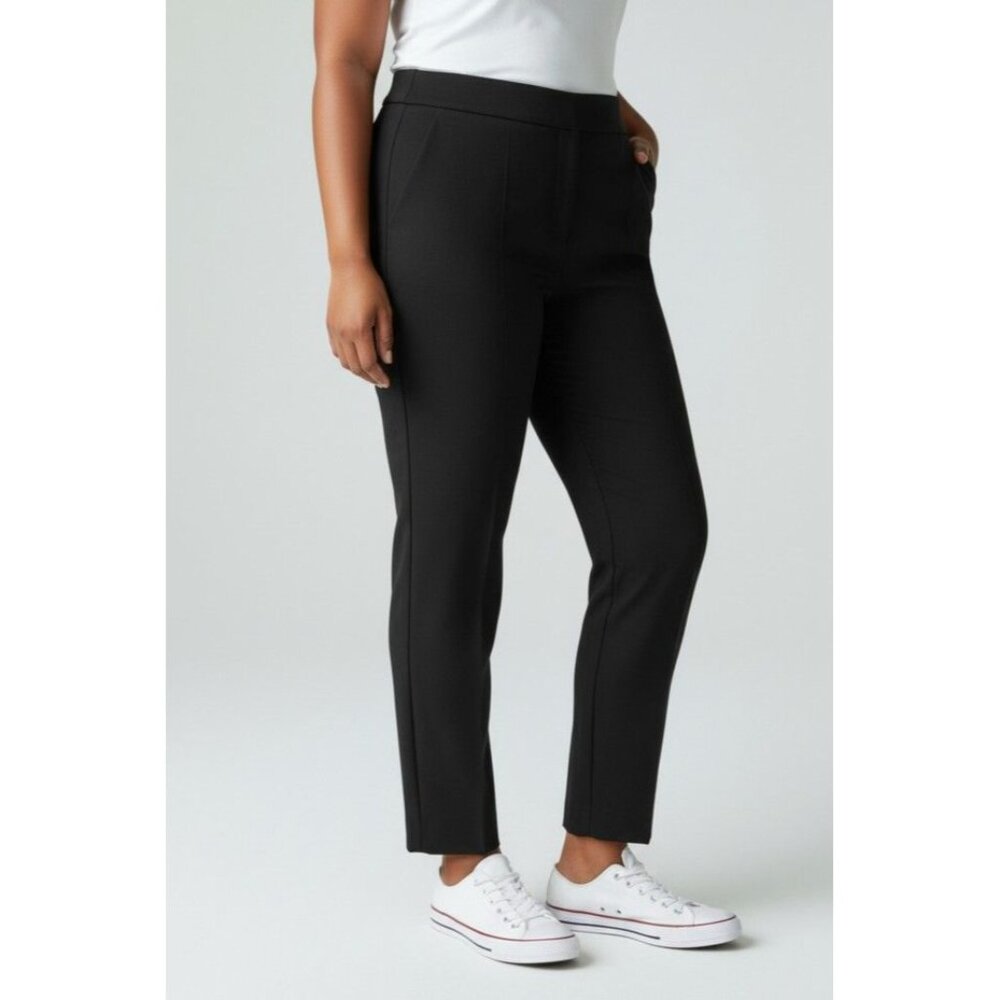 Lane Bryant Black Stretch Dress Pants Size 16R Womens